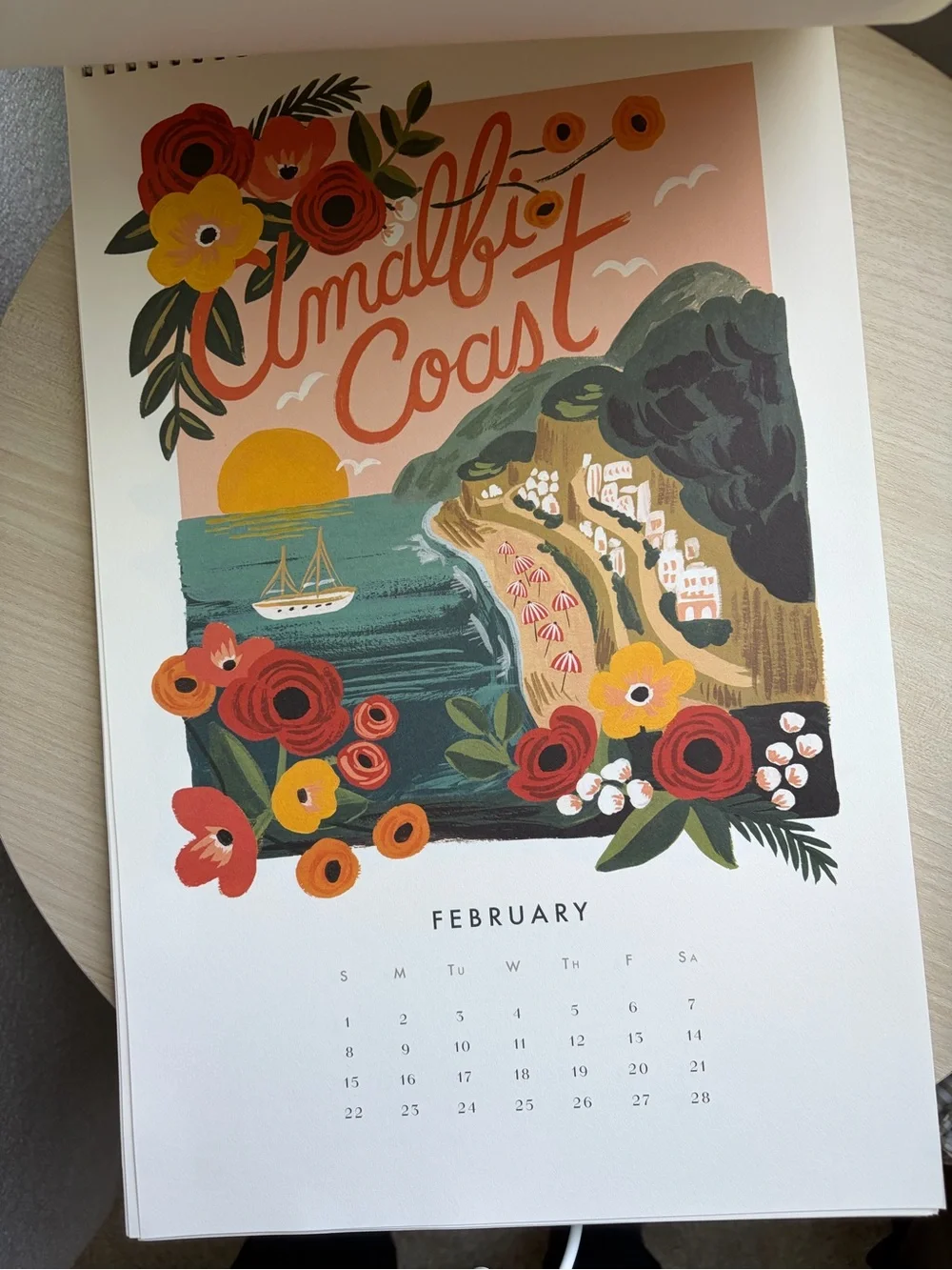 Rifle Paper Co. 2015 Travel The World Wall Calendar